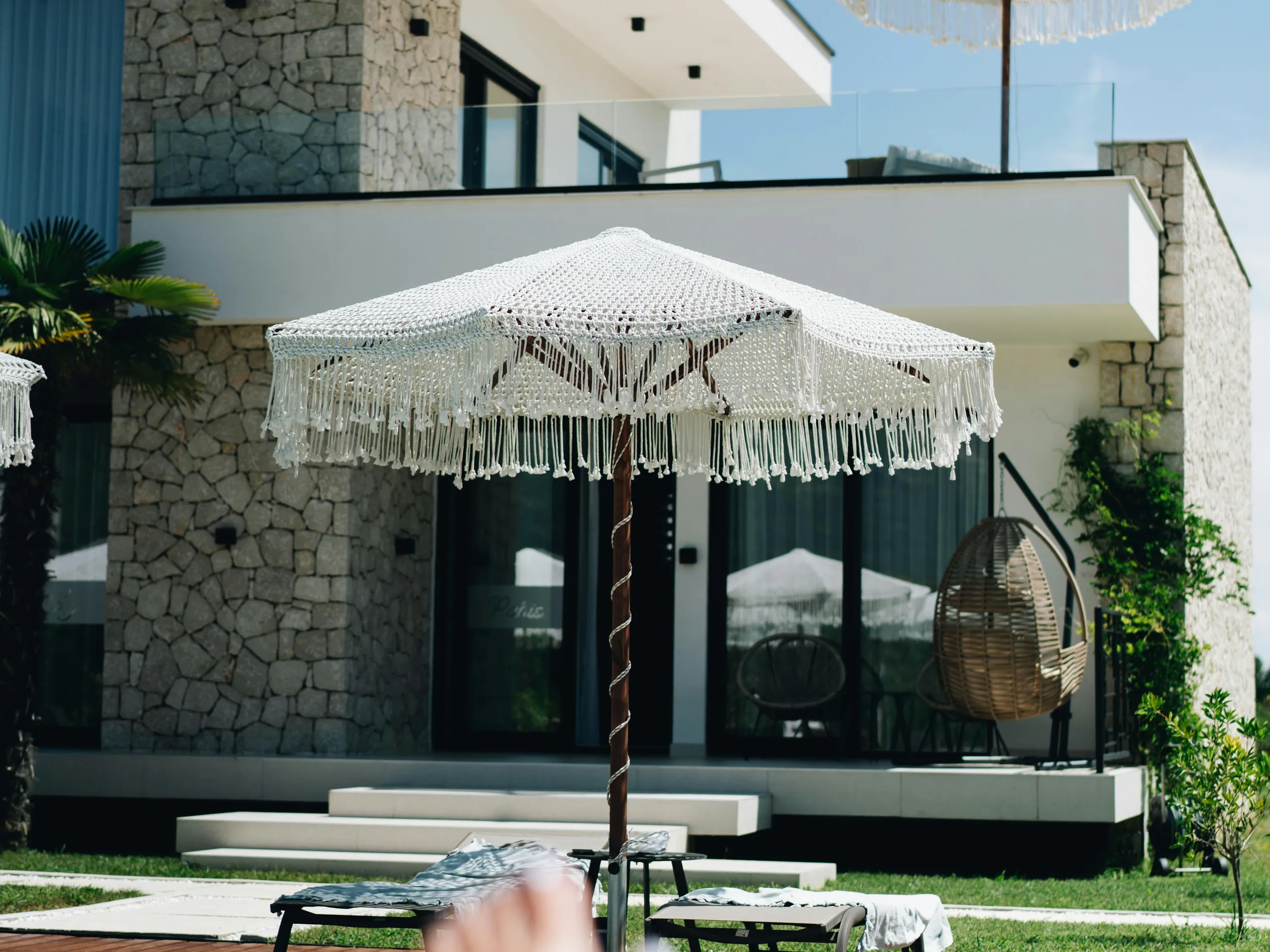 A backwash sand filter installation showcasing filtration process