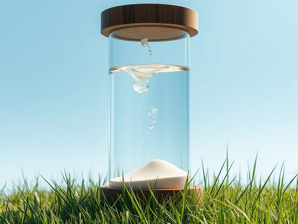 Illustration of a backwash sand filter demonstrating sand filtration and water purification.