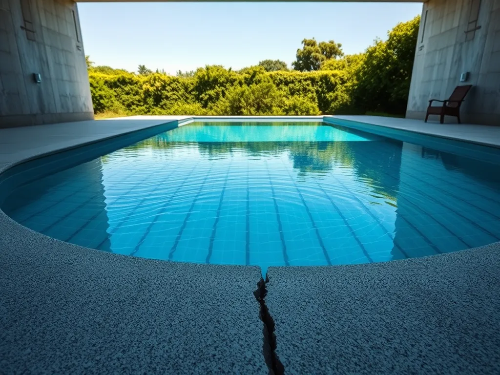 Image showing a clear swimming pool area related to pool pump water exposure