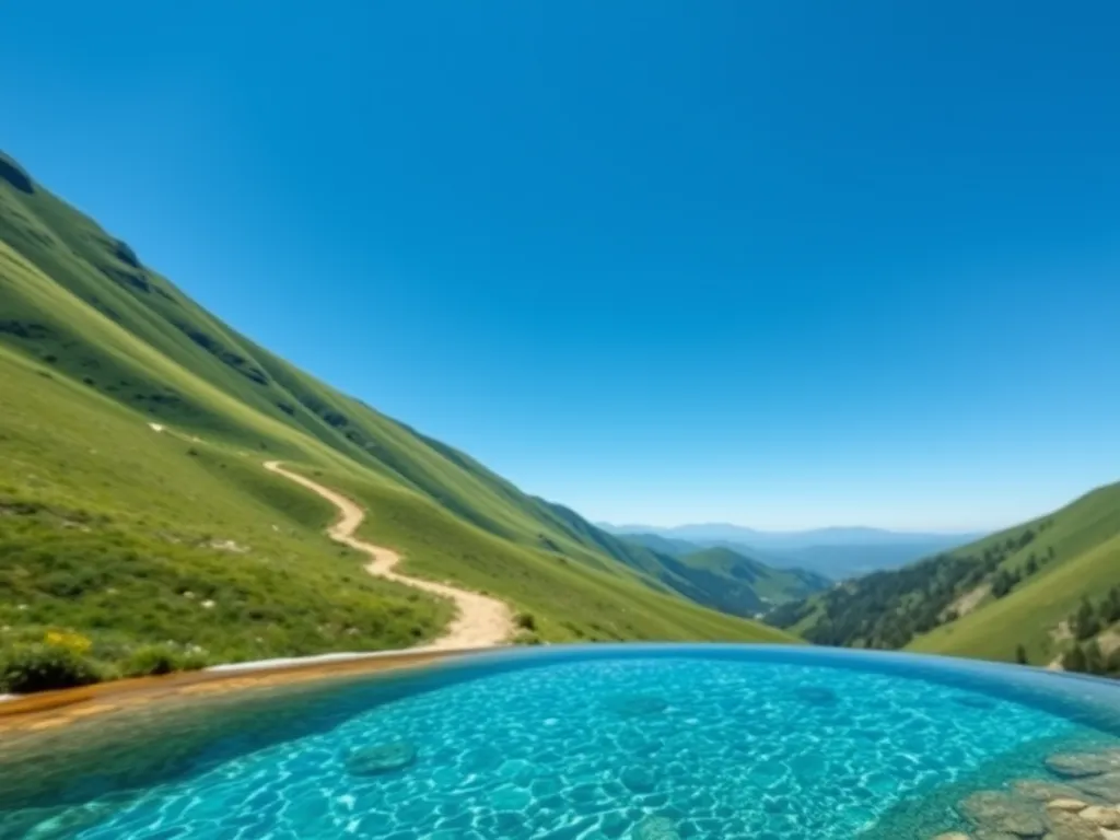 Crystal clear water at Emerald Pools in Zion National Park, perfect for swimming.