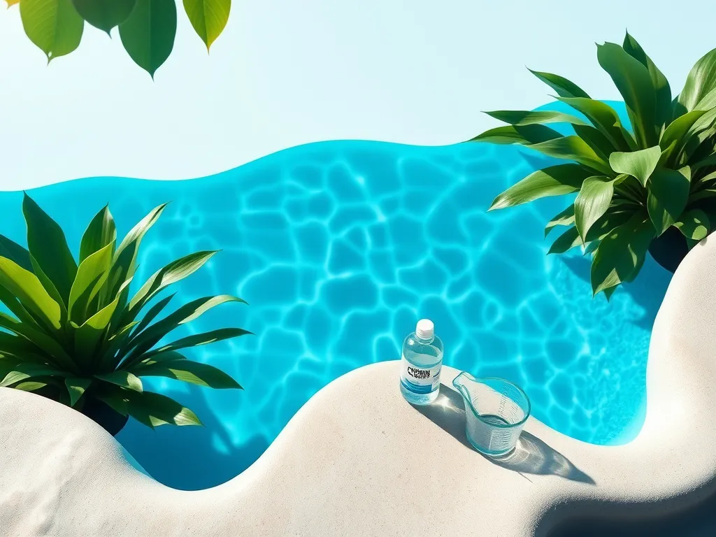 A fresh plastered swimming pool ready to be filled with water.