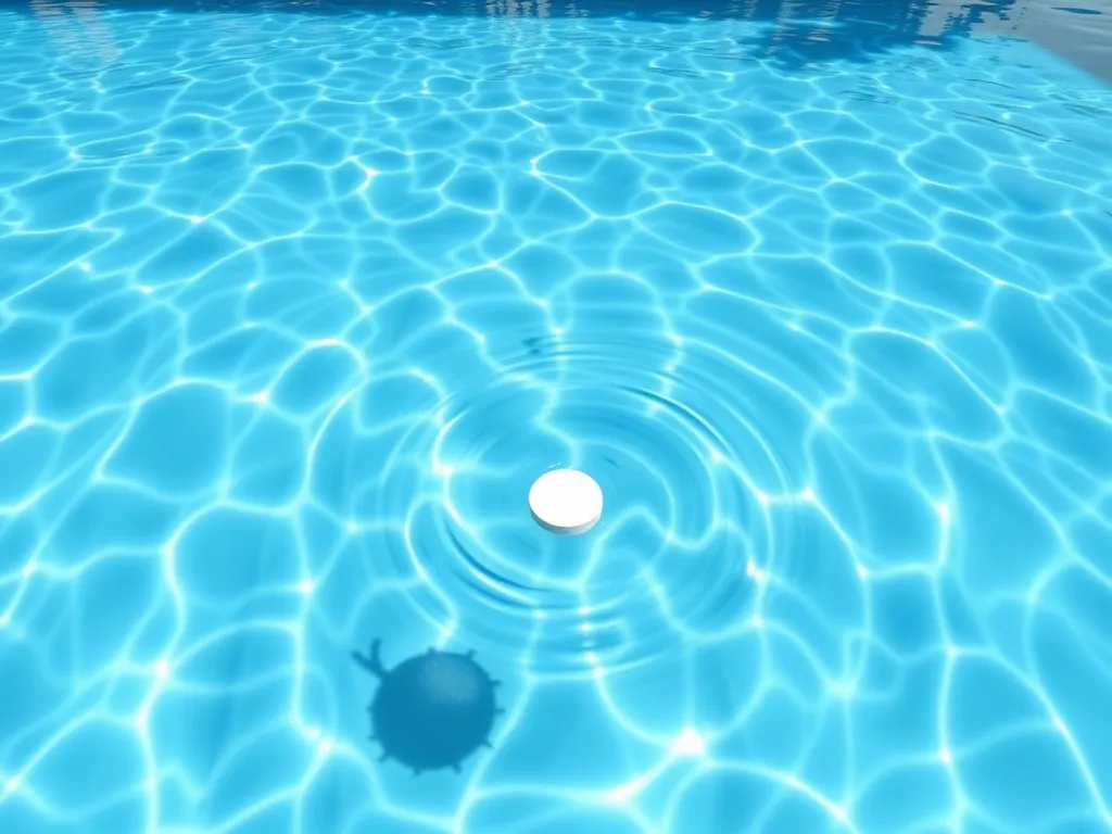 Water surface showcasing a pH indicator relevant to pH adjustment calculator