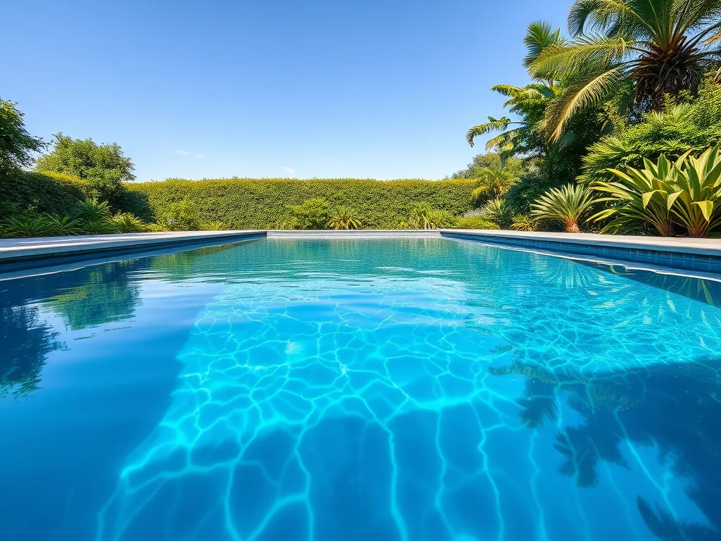 Clear and clean swimming pool water, ideal for pool maintenance cost calculator