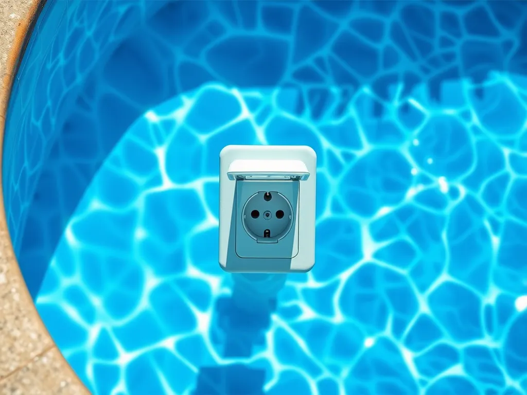 GFCI breaker installation near a pool pump for safety in aquatic environments