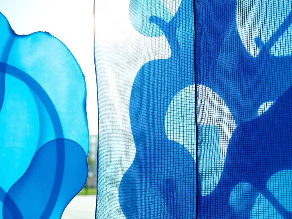 Close-up of a screened pool area showing the mesh design, illustrating how screened in pools can block sunlight.