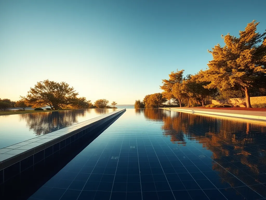 Scenic view of a swimming pool in the Dominican Republic, ideal for December swims.