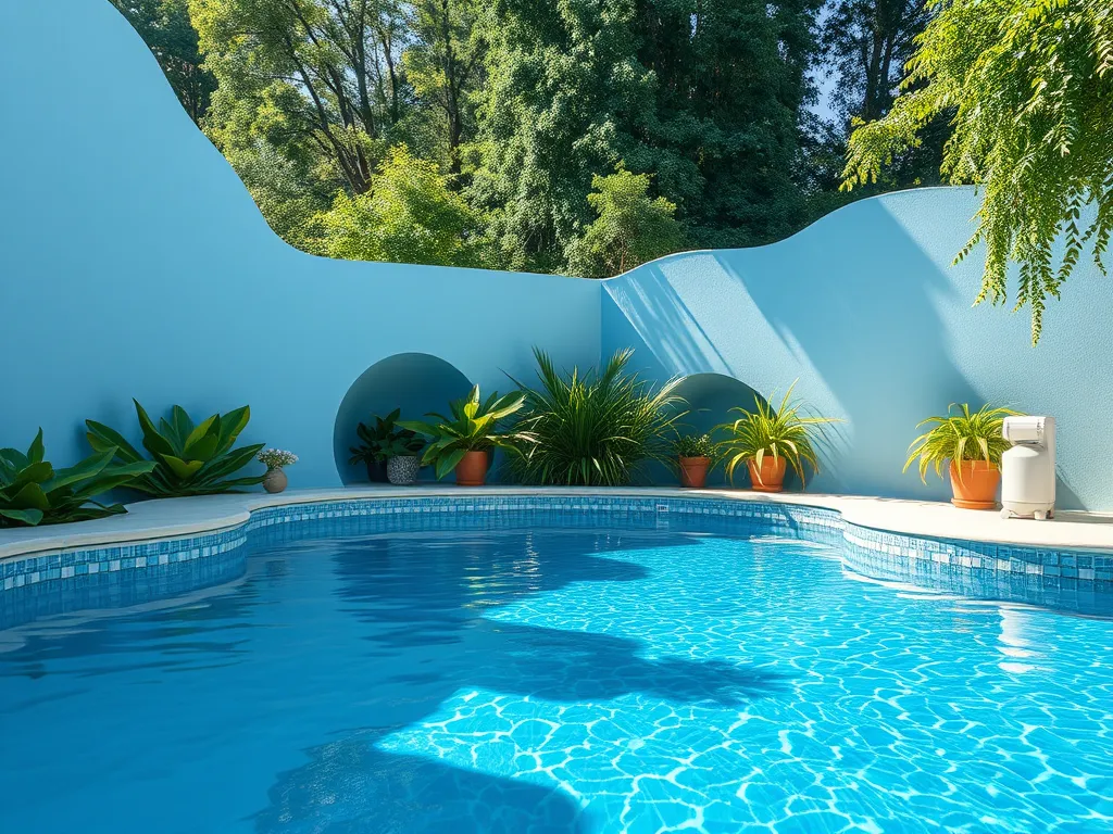 Beautiful swimming pool with clear water, relevant to TDS pool calculator.