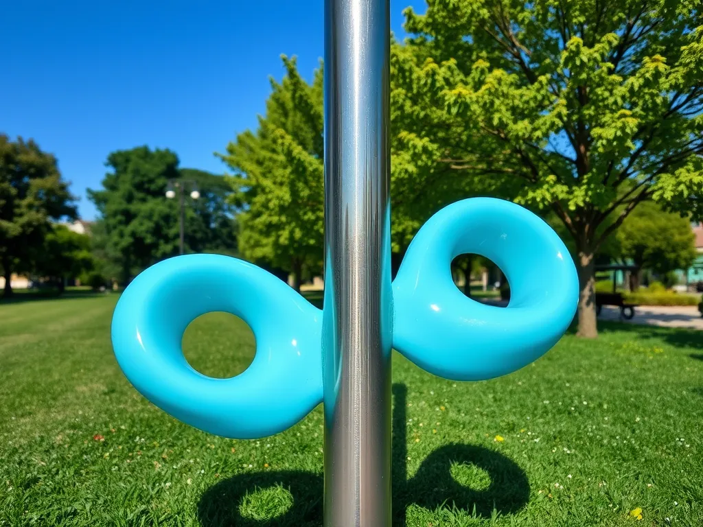 Close-up of a telescopic pool pole showcasing its rust-resistant properties